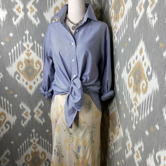 Ralph Lauren Pre-Spring 18 Collection Vanilla Wildflower Silk Chiffon Maxi Skirt - Picture 9 of 17